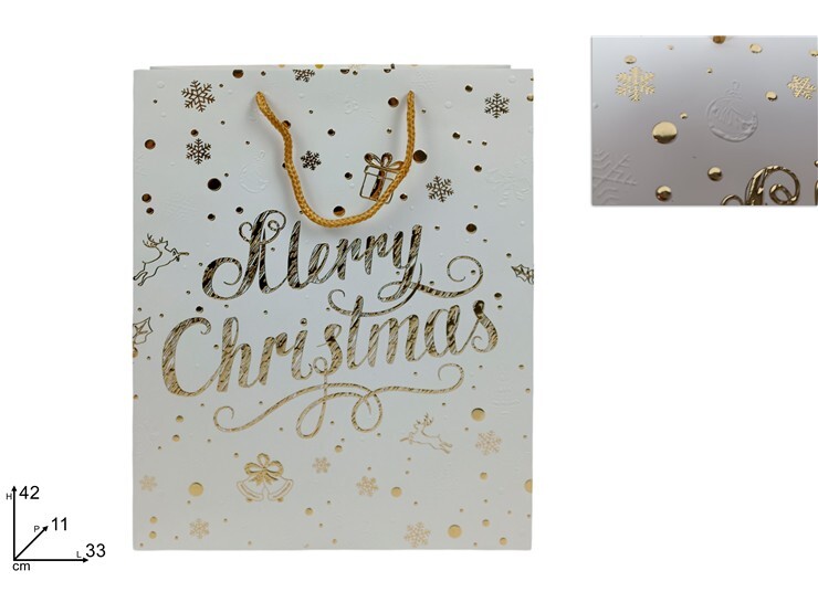 MAKRO - Taška vianočná 42x33x11cm