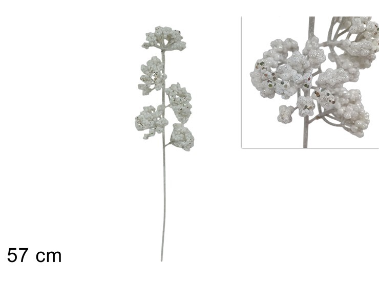 MAKRO - Vetvička vianočná 57cm, zápich