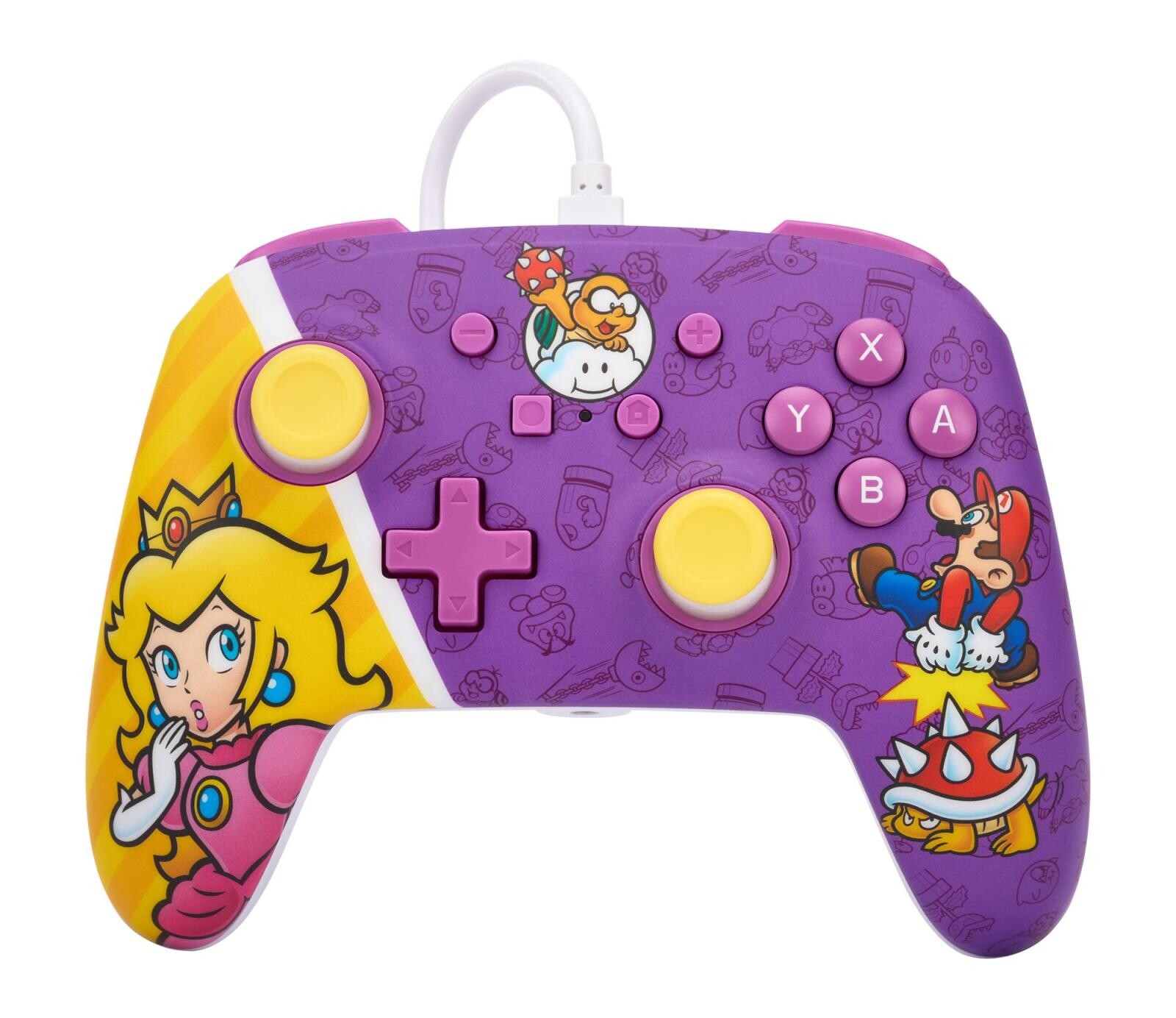 PowerA Enhanced Wired Controller pre Nintendo Switch - Princess Peach Battle