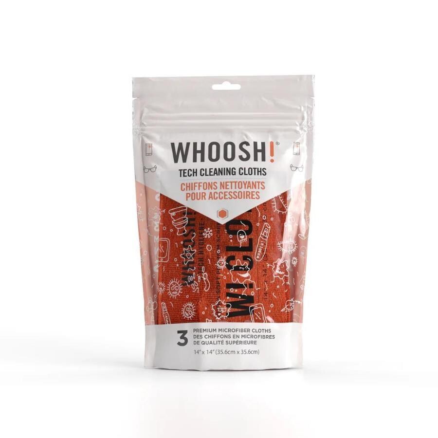 WHOOSH! 3XL profesionalná antibakteriálna mikrovláknová utierka - 3 ks