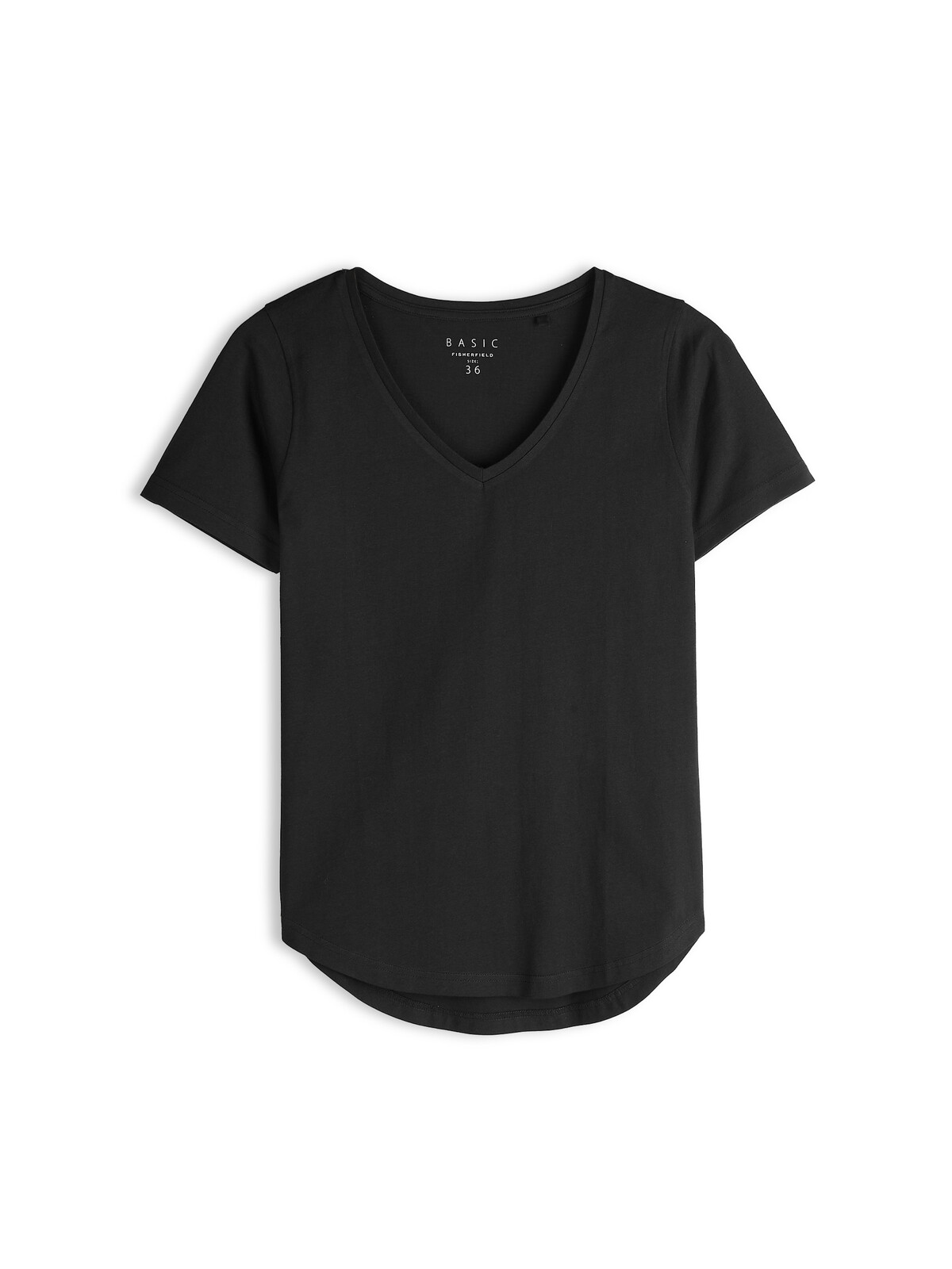 GATE Bavlnené tričko s véčkovým výstrihom