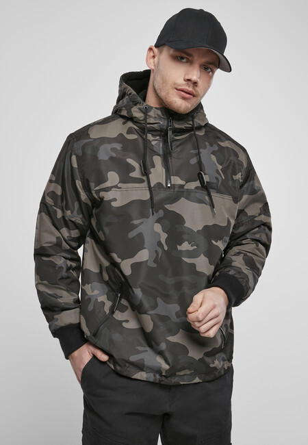 Brandit Pull Over Windbreaker darkcamo - S