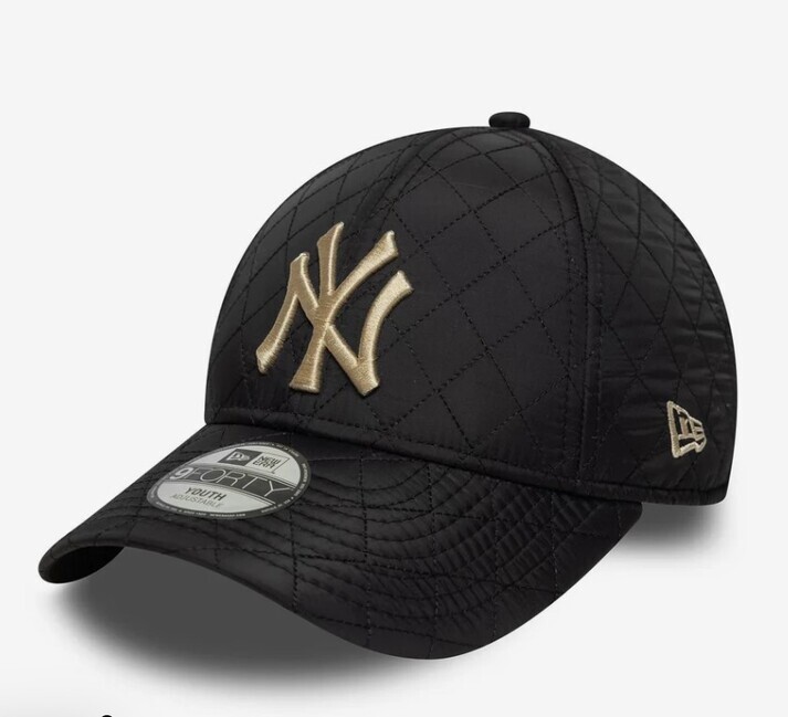 Detská Šiltovka Kids NEW ERA 9Forty MLB Quilted NY Yankees Black - Youth