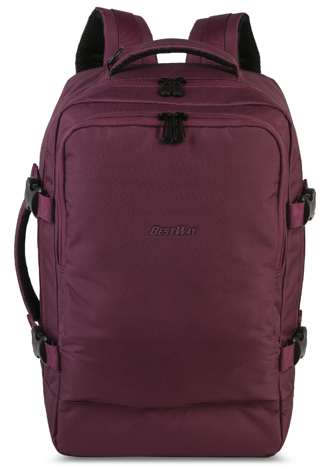 BestWay cestovný batoh Cabin pre small 300D, 25x40x20 cm - bordový - 20L