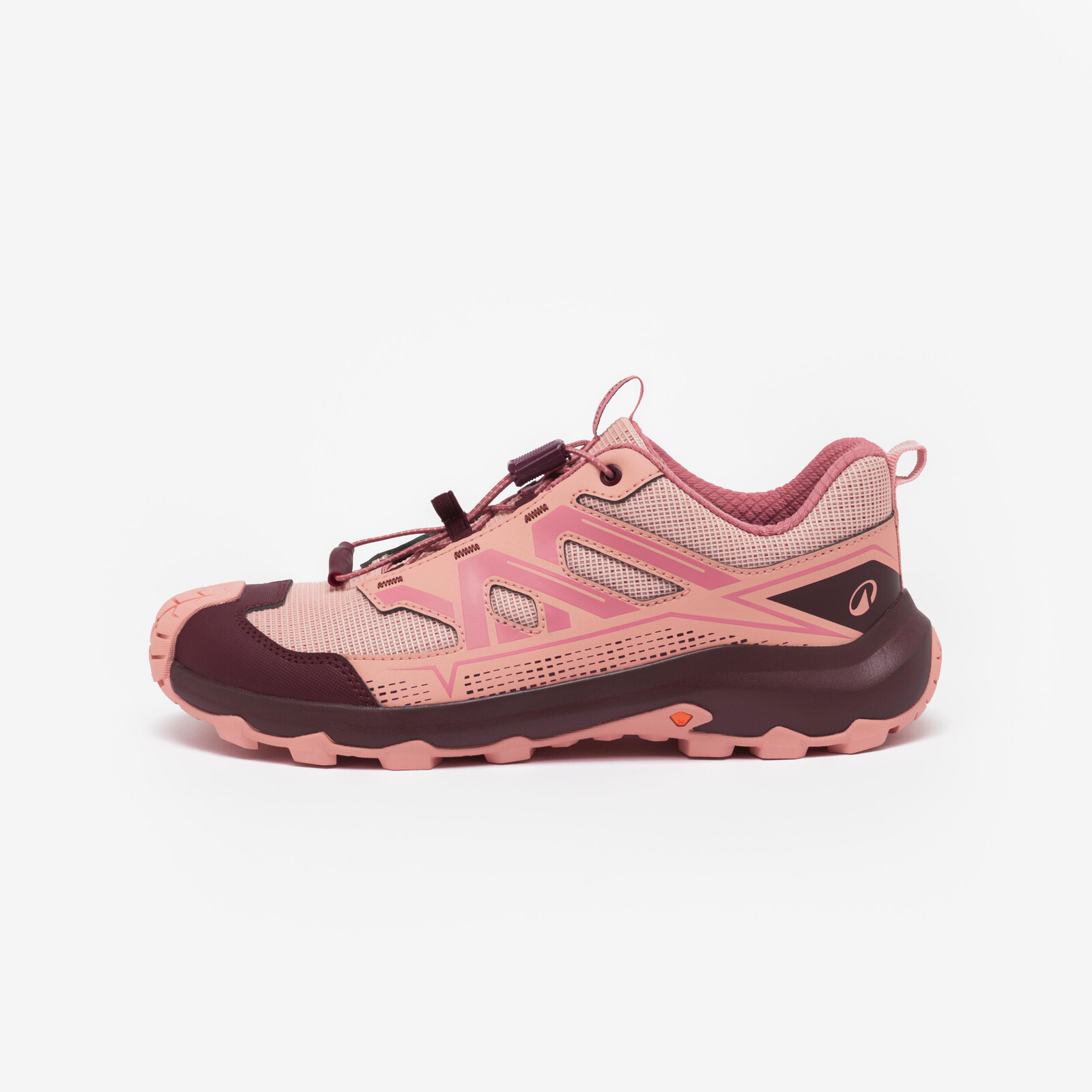 Detská turistická obuv Crossrock 35-38 ružová