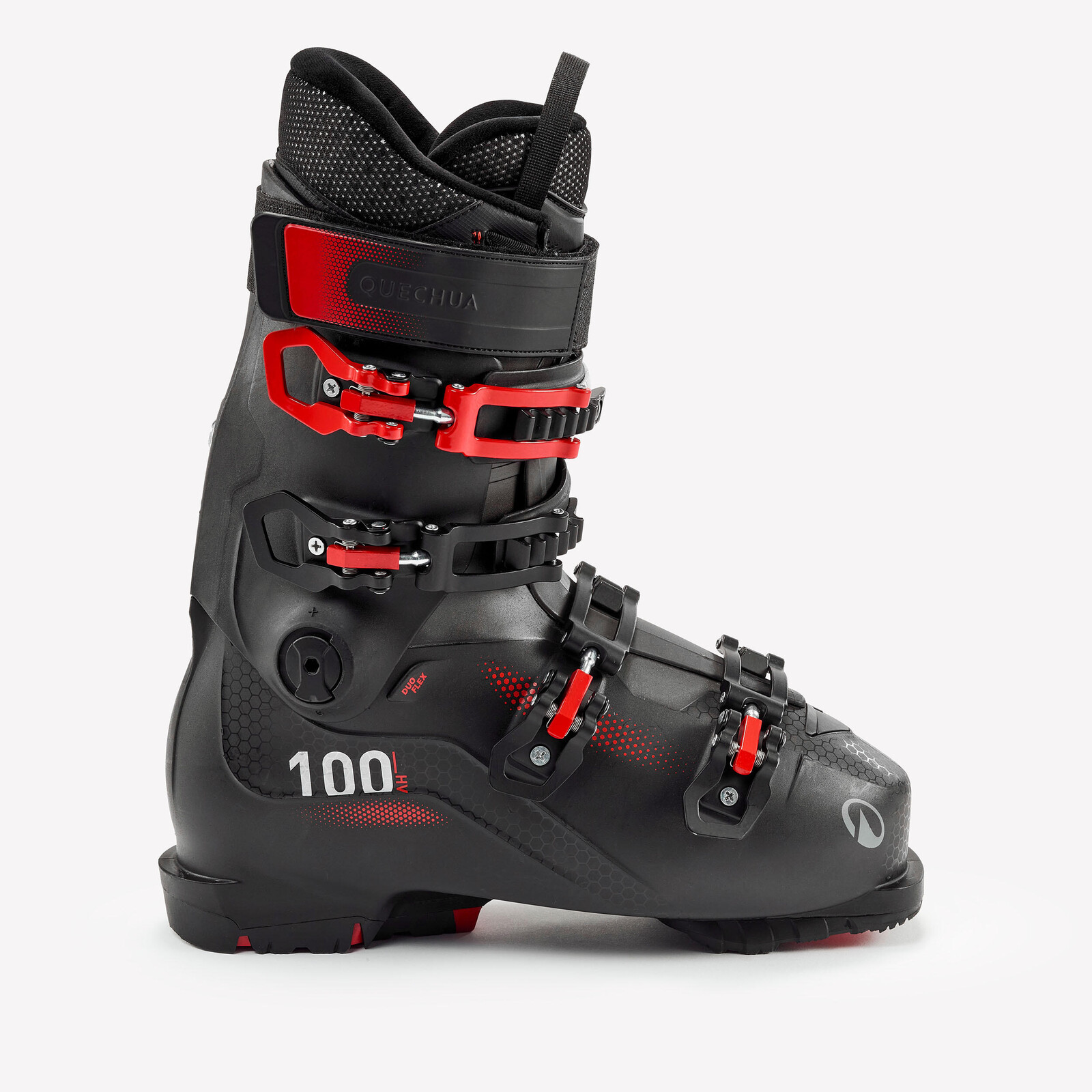 Pánske lyžiarky PST 500 flex 100 čierna