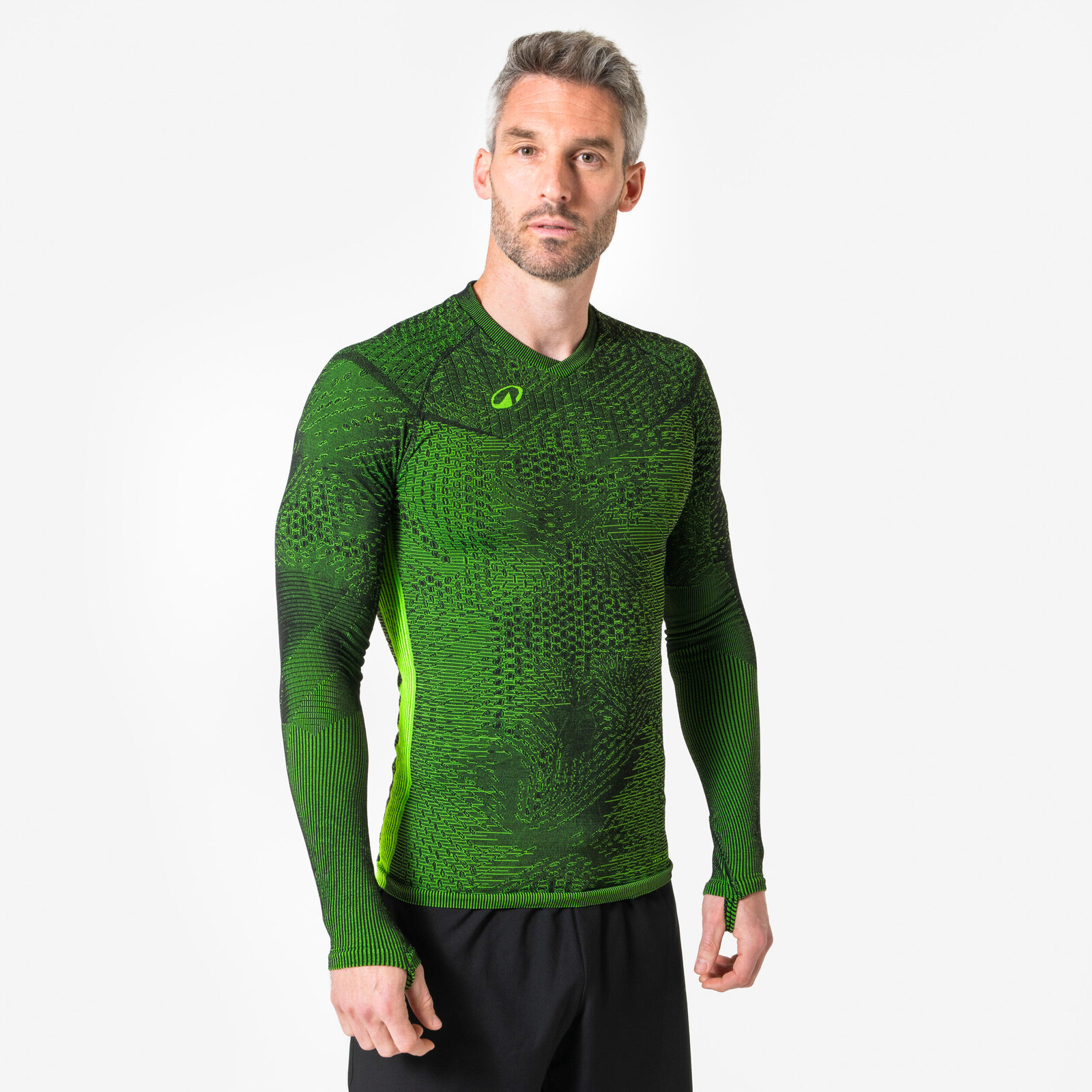 SPODNÉ HREJIVÉ TRIČKO KEEPDRY WARM ŽLTO-ČIERNE