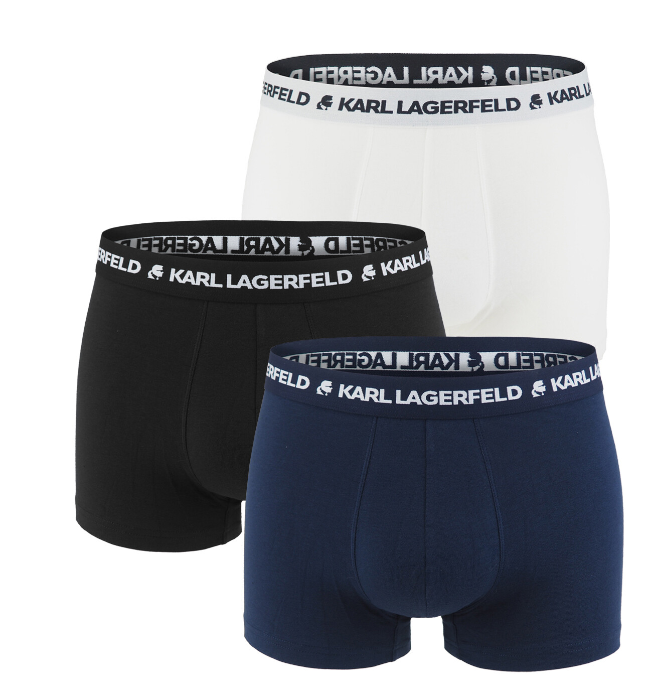 KARL LAGERFELD - boxerky 3PACK organic cotton KARL LAGERFELD black & navy