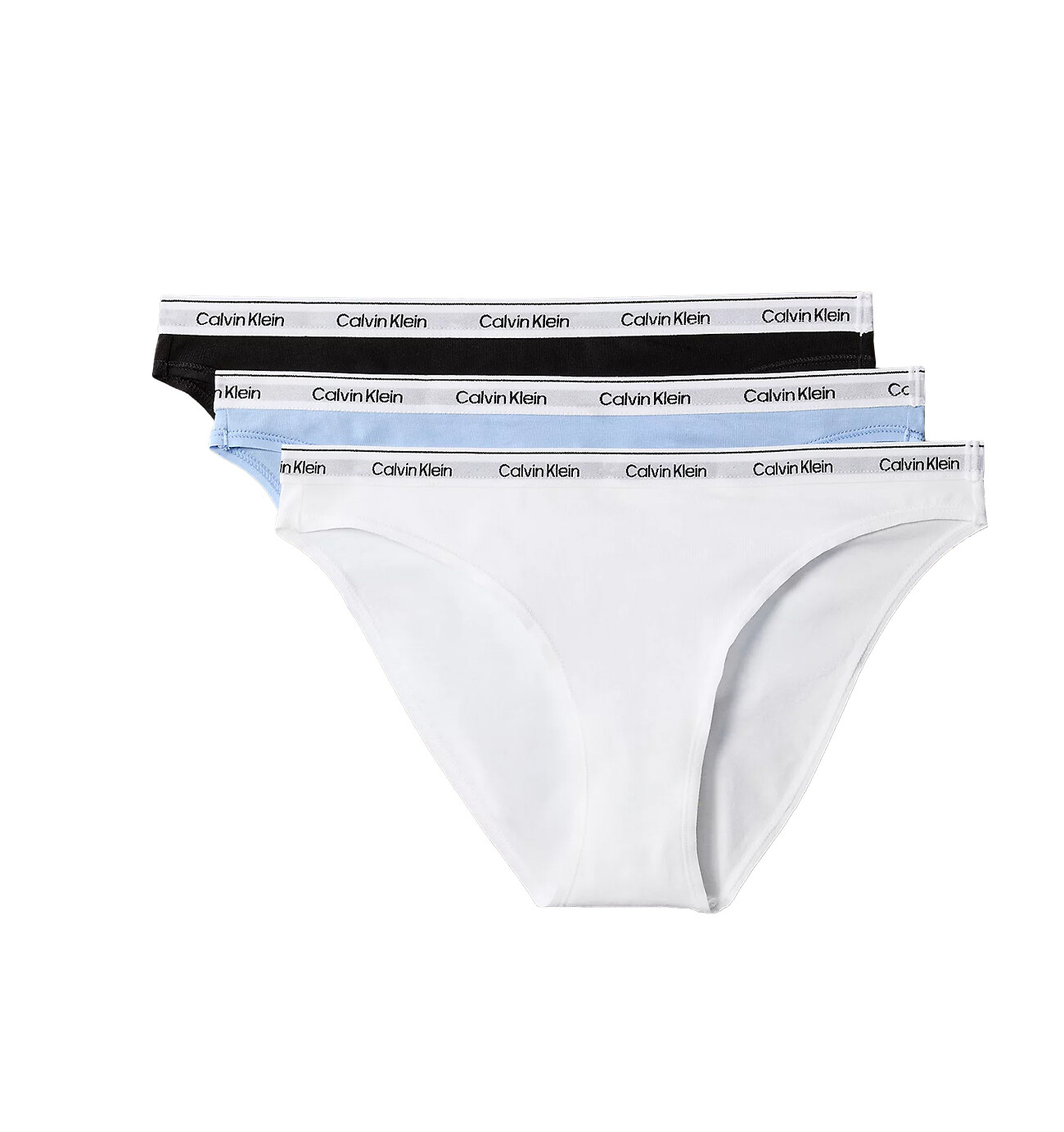 CALVIN KLEIN - nohavičky 3PACK Icon logo everyday essentials cool balance - limitovaná edícia