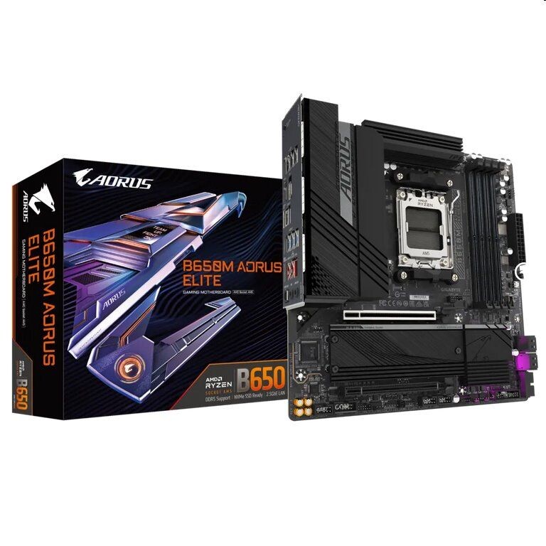 Gigabyte AORUS B650M ELITE, AMD B650, AM5, 4xDDR5, mATX B650M AORUS ELITE