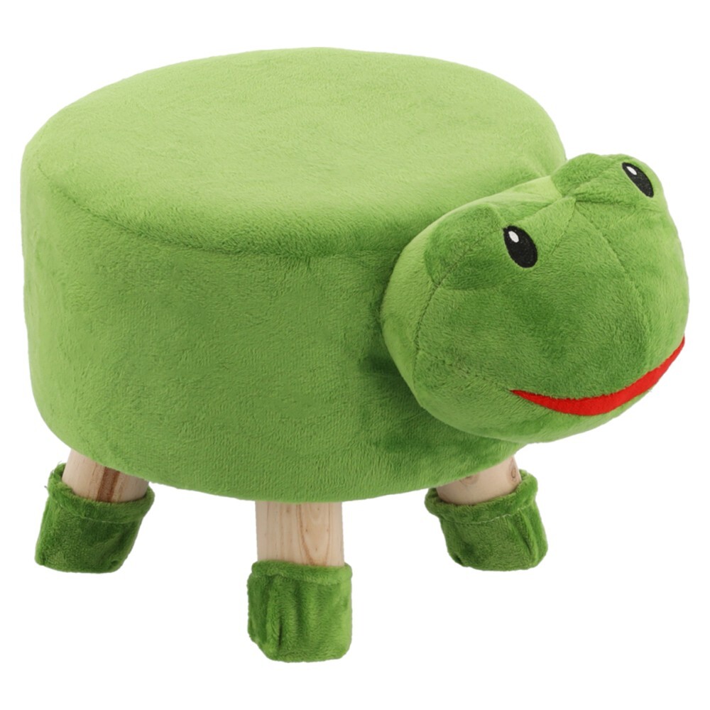 KONDELA Zunio Typ 2 taburet zelená / prírodná