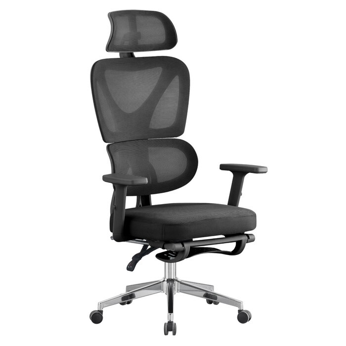 KONDELA Demos kancelárske kreslo čierna / chróm