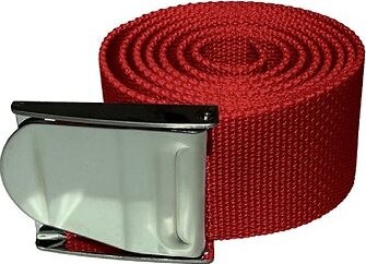 Agama s kovovou prackou 1,5 m, tmavočervená