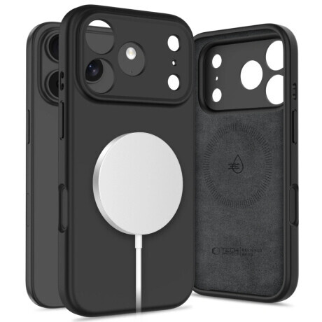 Tech-Protect Silicone MagSafe kryt na iPhone 17 Pro, čierny