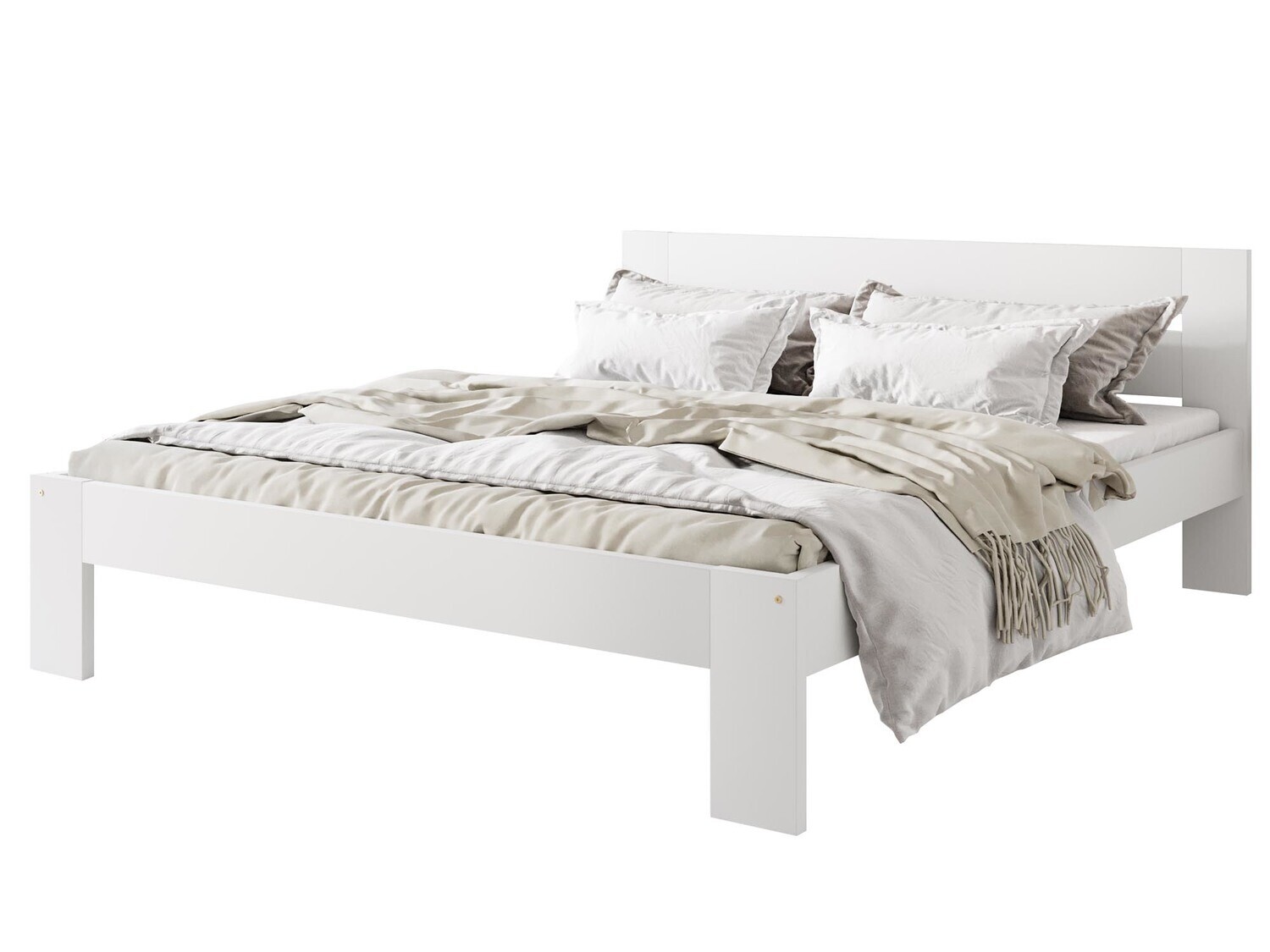 Dvoulůžková postel MATILDA 160x200 bílá