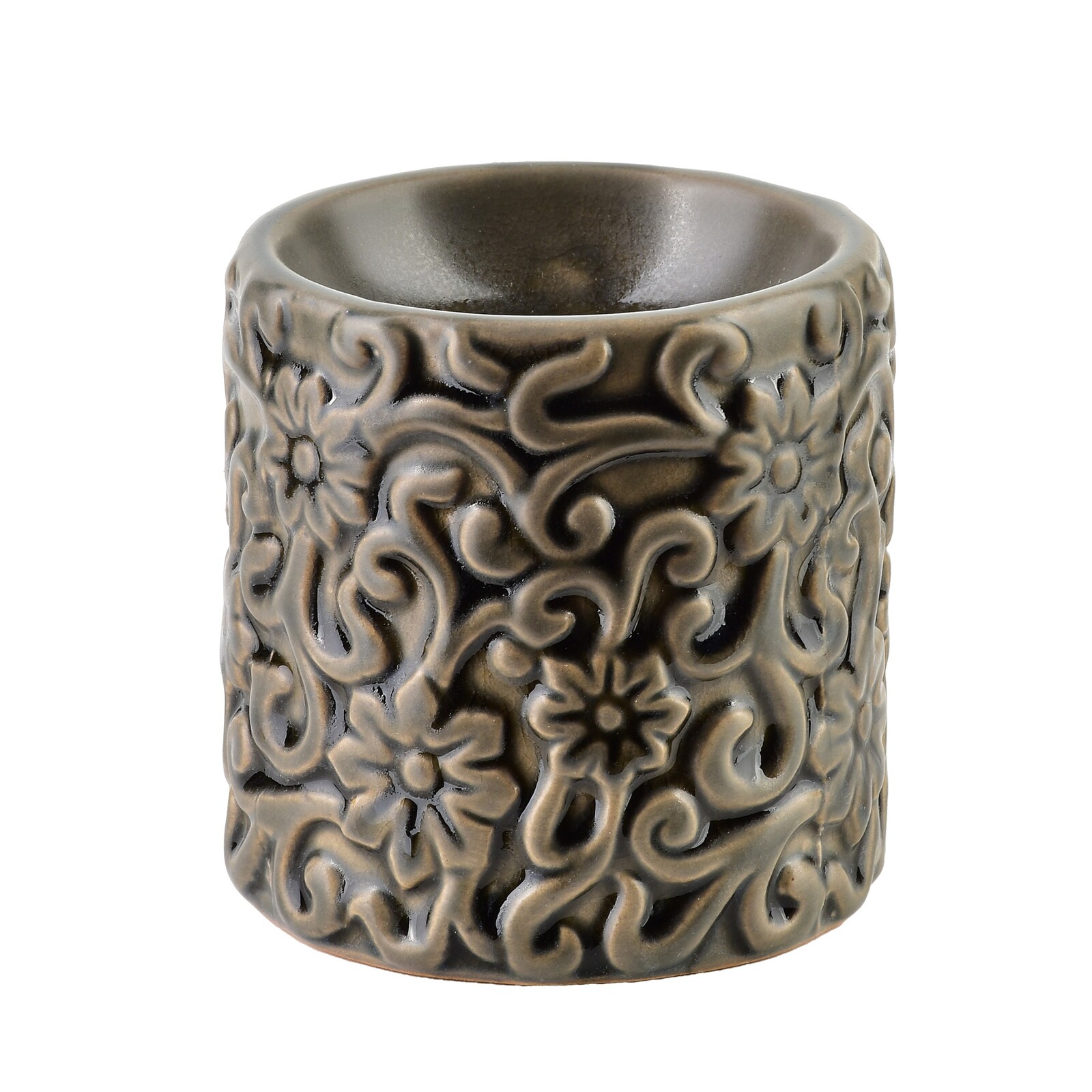 Keramická aroma lampa LILO 7,5 cm hnědá