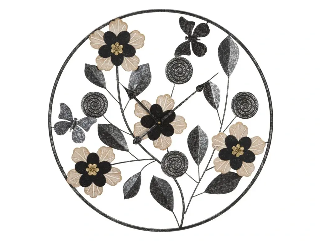 Nástěnné hodiny Divaker 67 cm černé