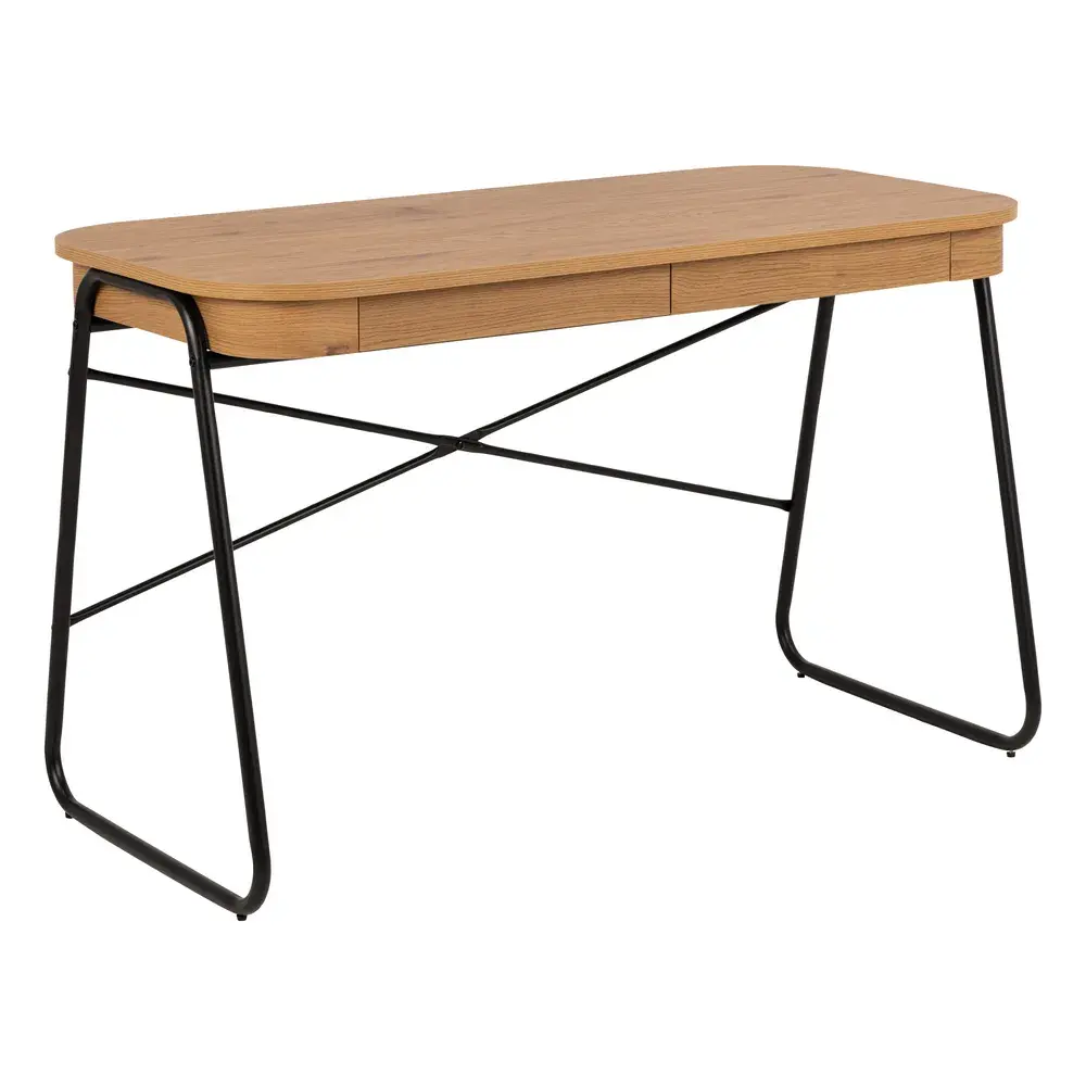 Psací stůl Blueton 120 cm dub divoký/černý