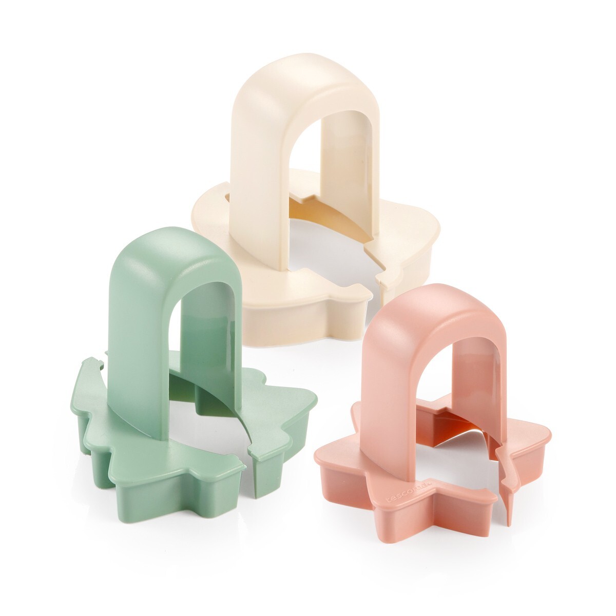 Pružné vykrajovače DELÍCIA, súprava 3 ks, Vianoce