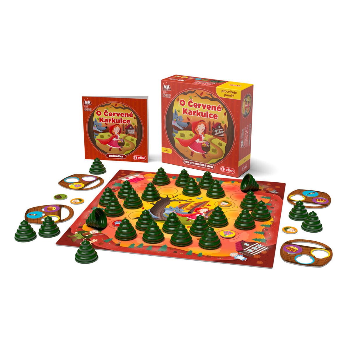 Efko O Červenej Čiapočke - stolová spoločenská hra pre deti