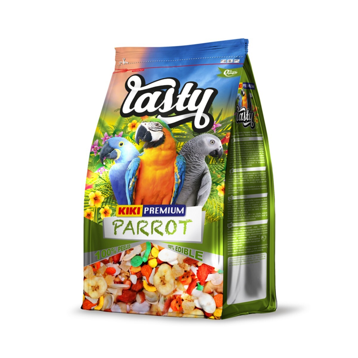 KIKI Premium Tasty Papagáj - 1kg