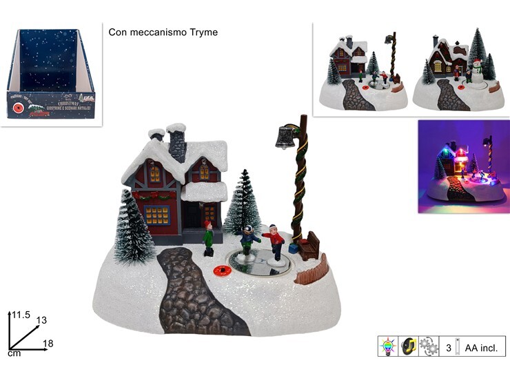 MAKRO - Kolotoč vianočný LED různé druhy