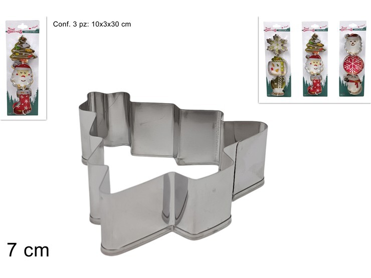 MAKRO - Vykrajovačka vianočná sada 3ks rôzne druhy