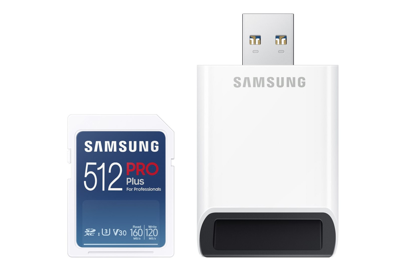 Samsung/SDXC/512GB/180MBps/USB 3.0/USB-A/Class 10/+ Adaptér