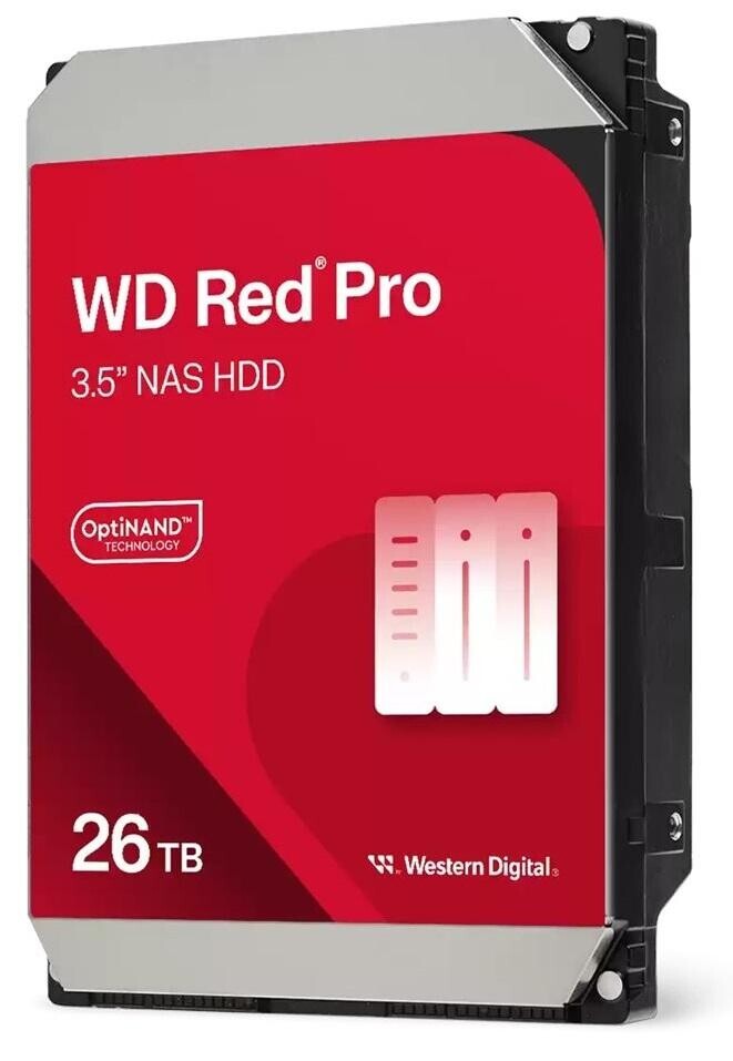 WD RED Pre NAS WD260KFGX 26TB SATAIII/600 512 MB cache, 272 MB/s, CMR