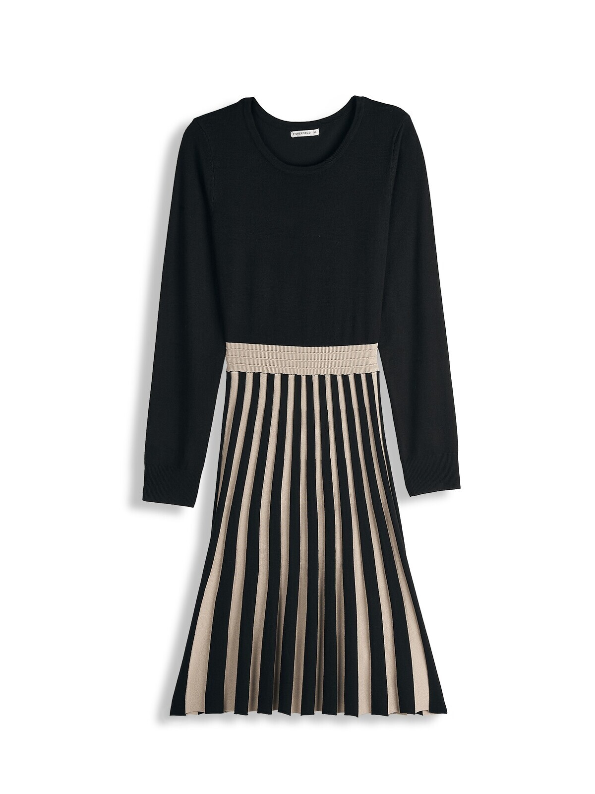 GATE Pletené áčkové šaty