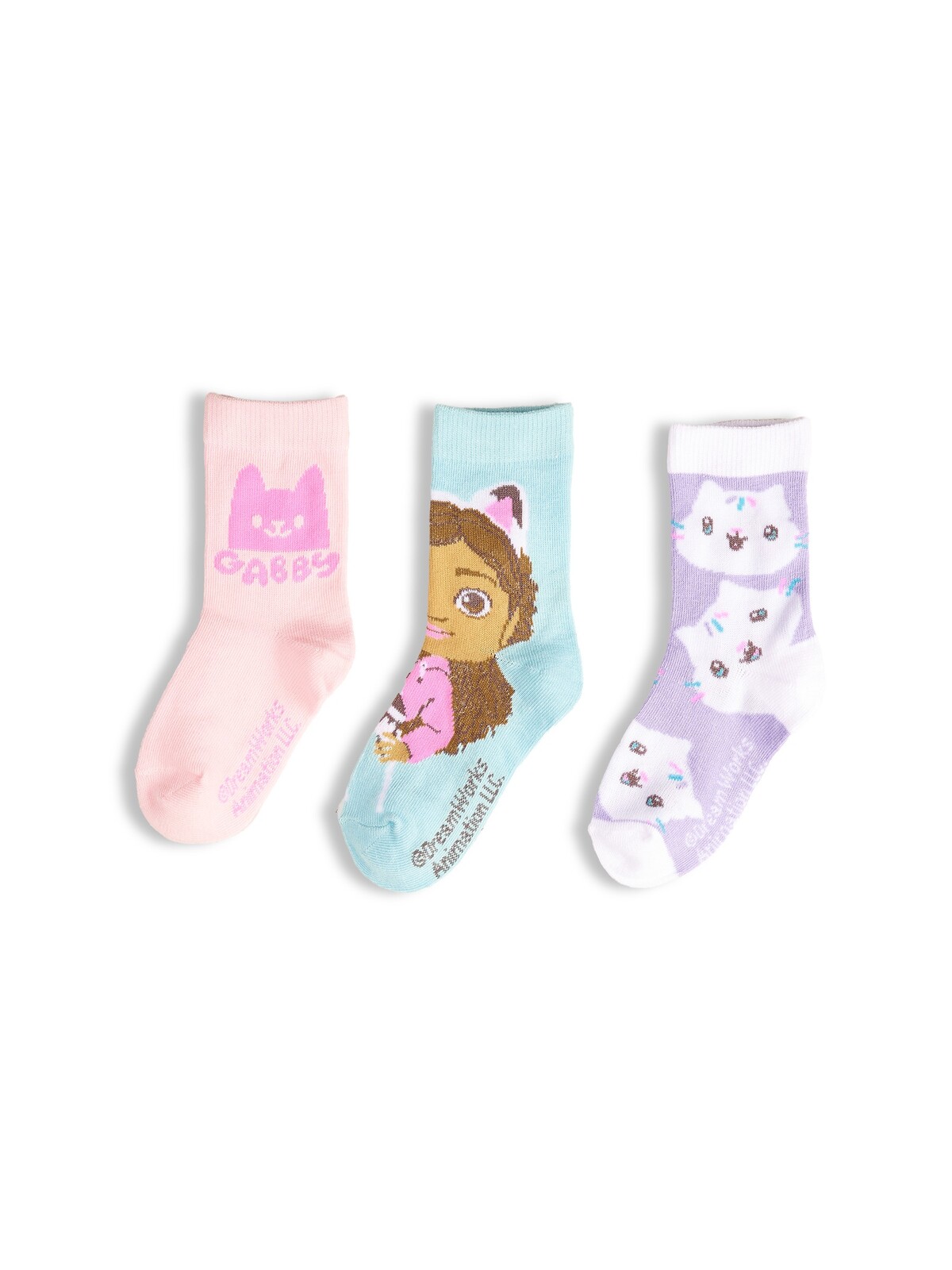GATE Balenie 3 párov ponožiek Gabby's Dollhouse