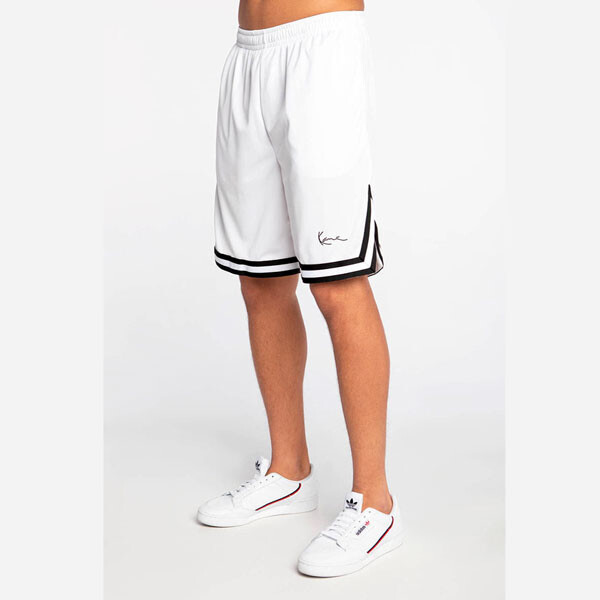 Kraťase Karl Kani Signature Mesh Shorts White - XL