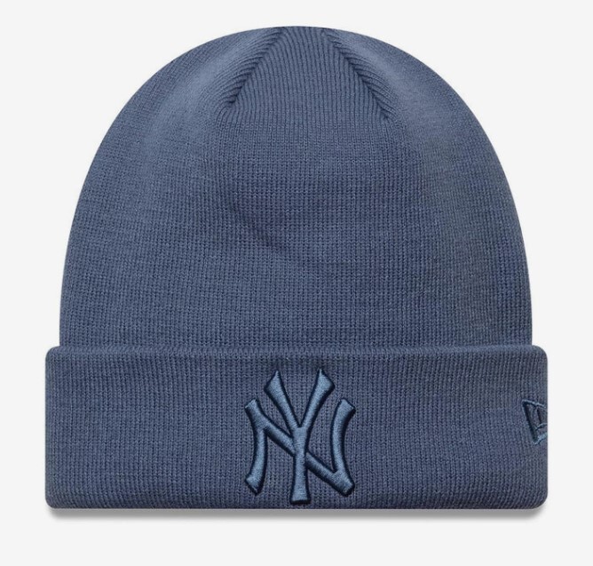 Zimná čapica New Era Knit Medium MLB League Essential Beanie NY Yankees Dark Blue - UNI