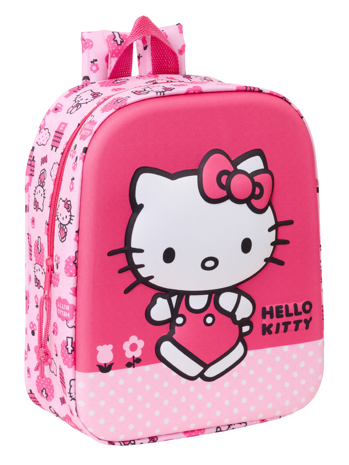 Detský 3D mini batoh Hello Kitty Safta 6 L - ružový
