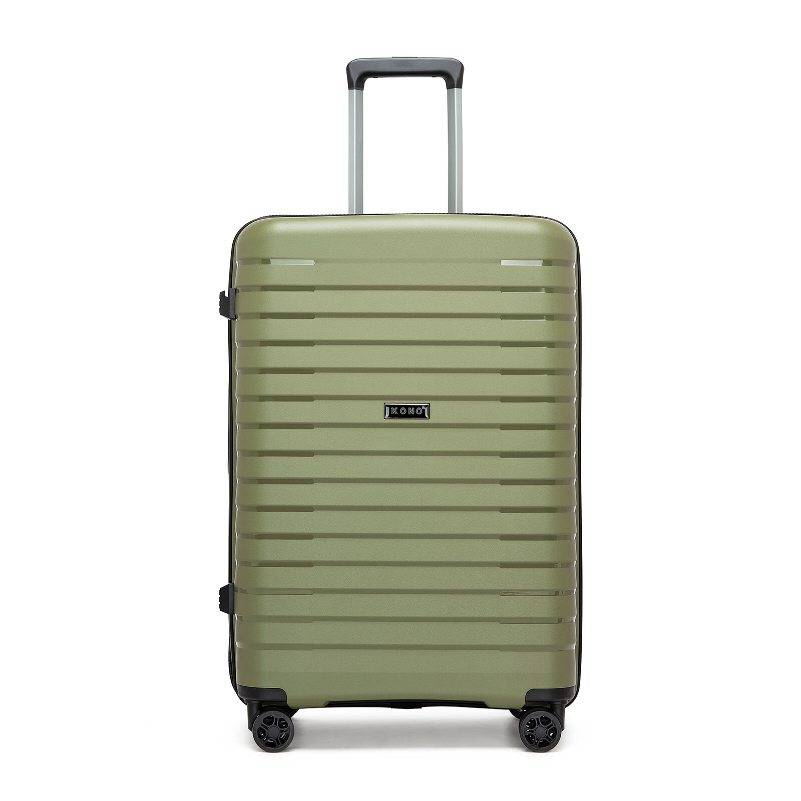 Rozšíriteľný polypropylénový kufor Kono 76 L - zelený