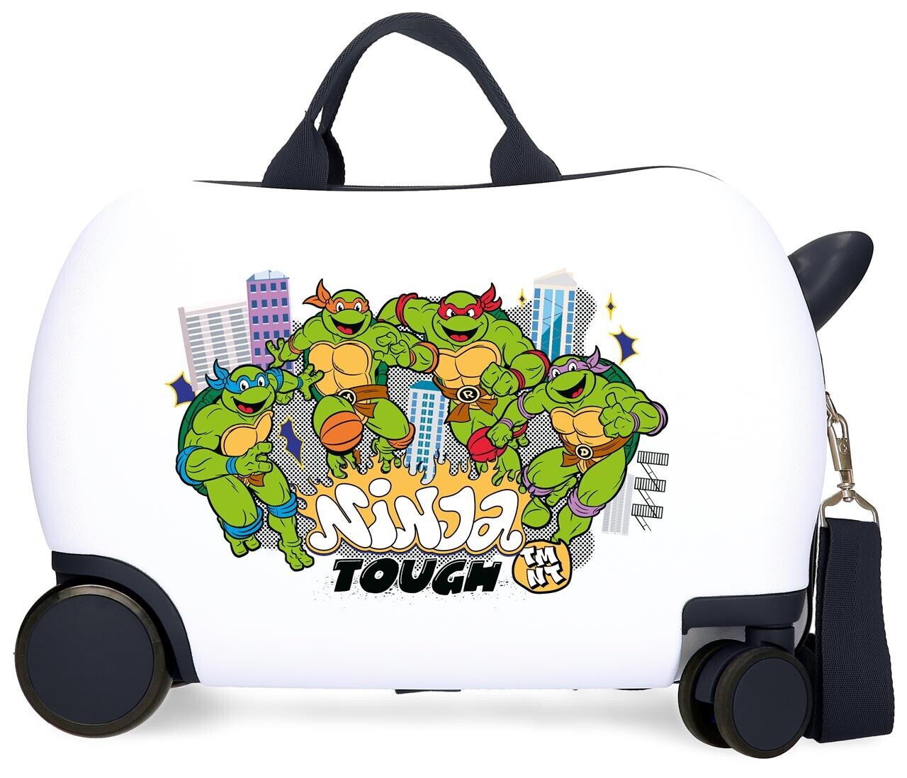 JOUMMABAGS Detský kufrík na kolieskach - odrážadlo - Ninja Attack - 24,5 L