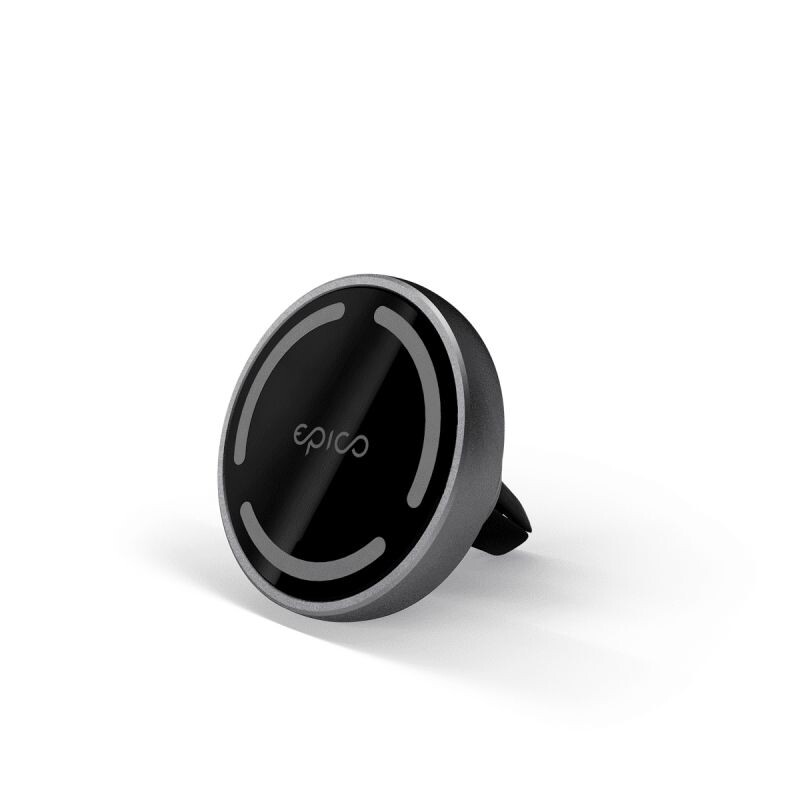 Epico Magnetic Wireless Car Charger (MagSafecompatible) 15W10W7,5W + 18W - Space Gray 9915111300034