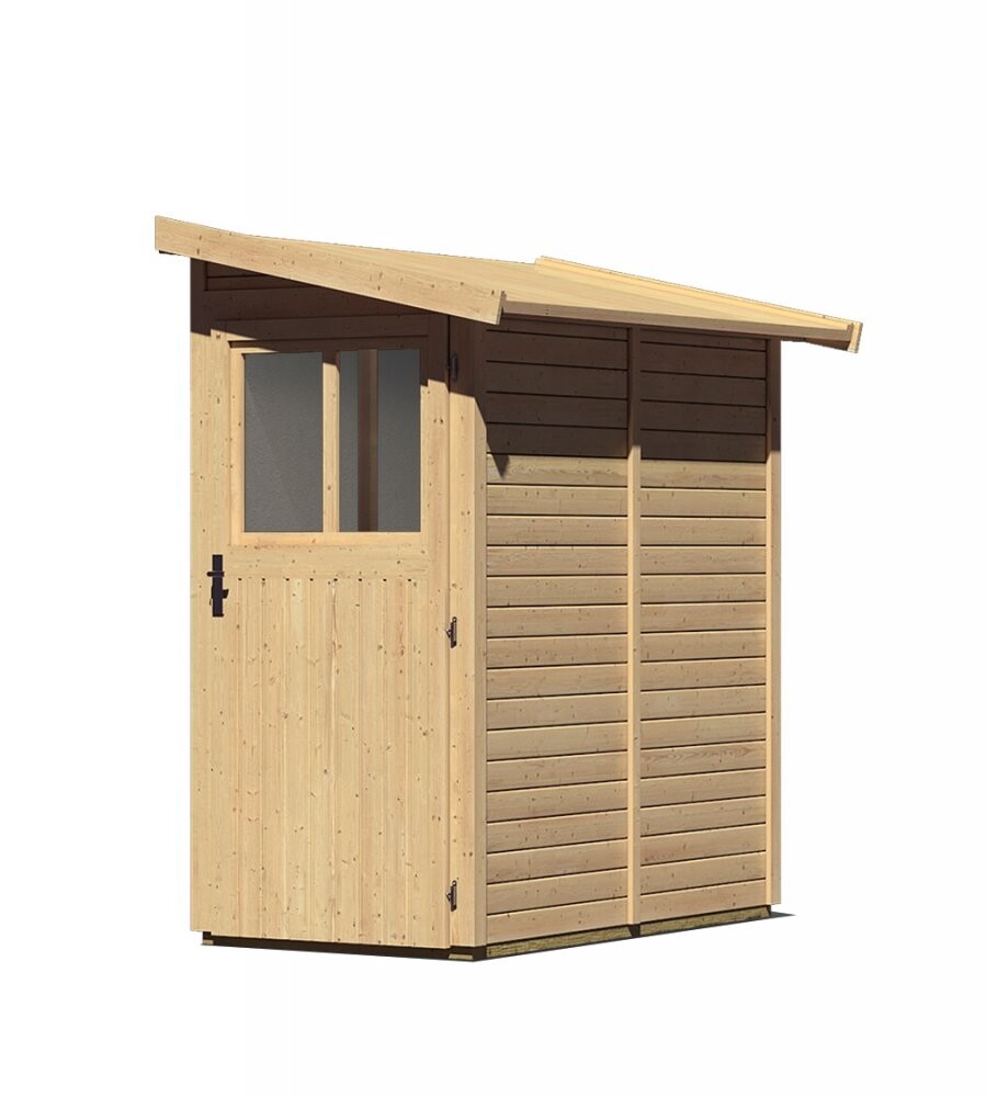 Drevený záhradný domček GÖRLITZ 99x182 cm Lanitplast