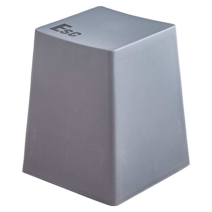 KONDELA Klavo taburetka sivá