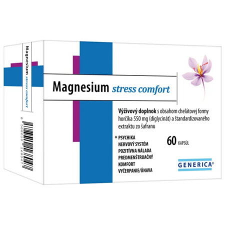 GENERICA Magnesium stress comfort 60 kapsúl