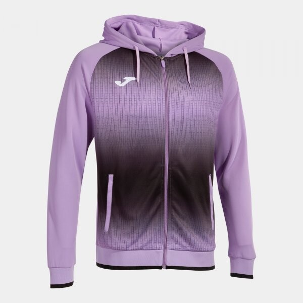 TIGER V ZIP-UP HOODIE PURPLE BLACK L