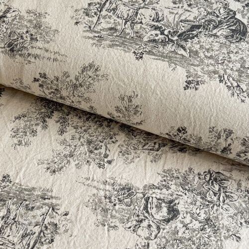 Dekoračná látka RUSTIC VINTAGE PRINT Gabrielle fusian