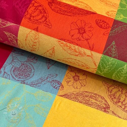 Dekoračná látka FRENCH TABLE CLOTH JACQUARD Cabosse allover summer