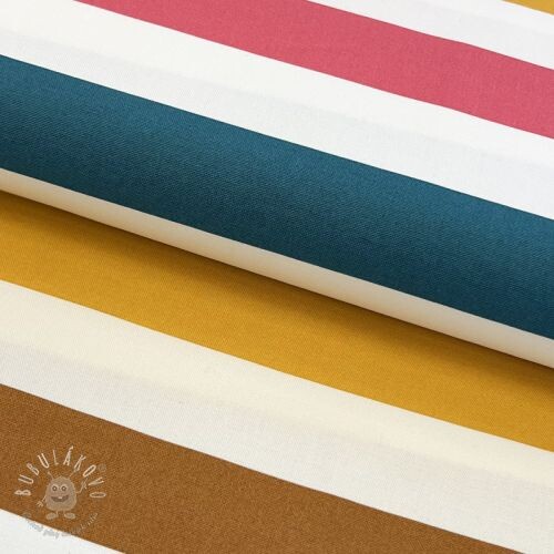 Dekoračná látka Stripes multicolour design B