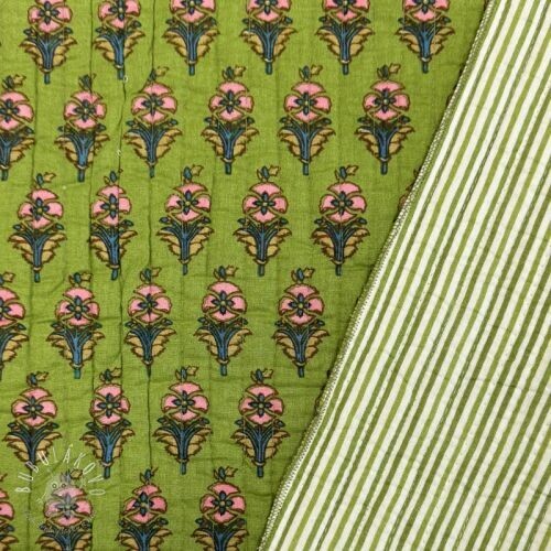 Bavlnená látka QUILT Gange vert