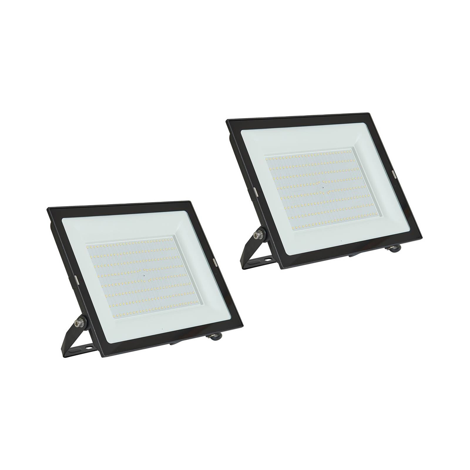 Prios LED reflektor vonkajší Maikel, 200 W, kov, sada 2 ks