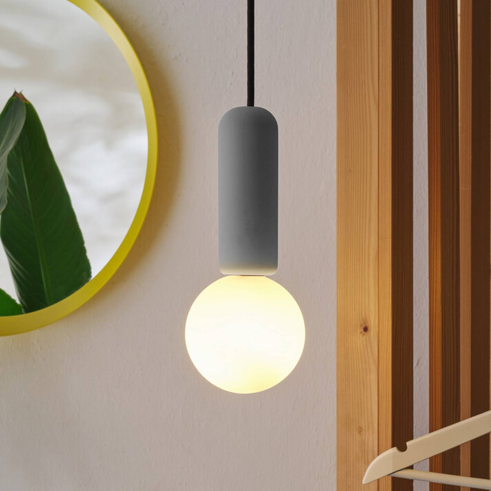 OSRAM závesné svietidlo Decor Concrete Mic, sivá, betón, G9