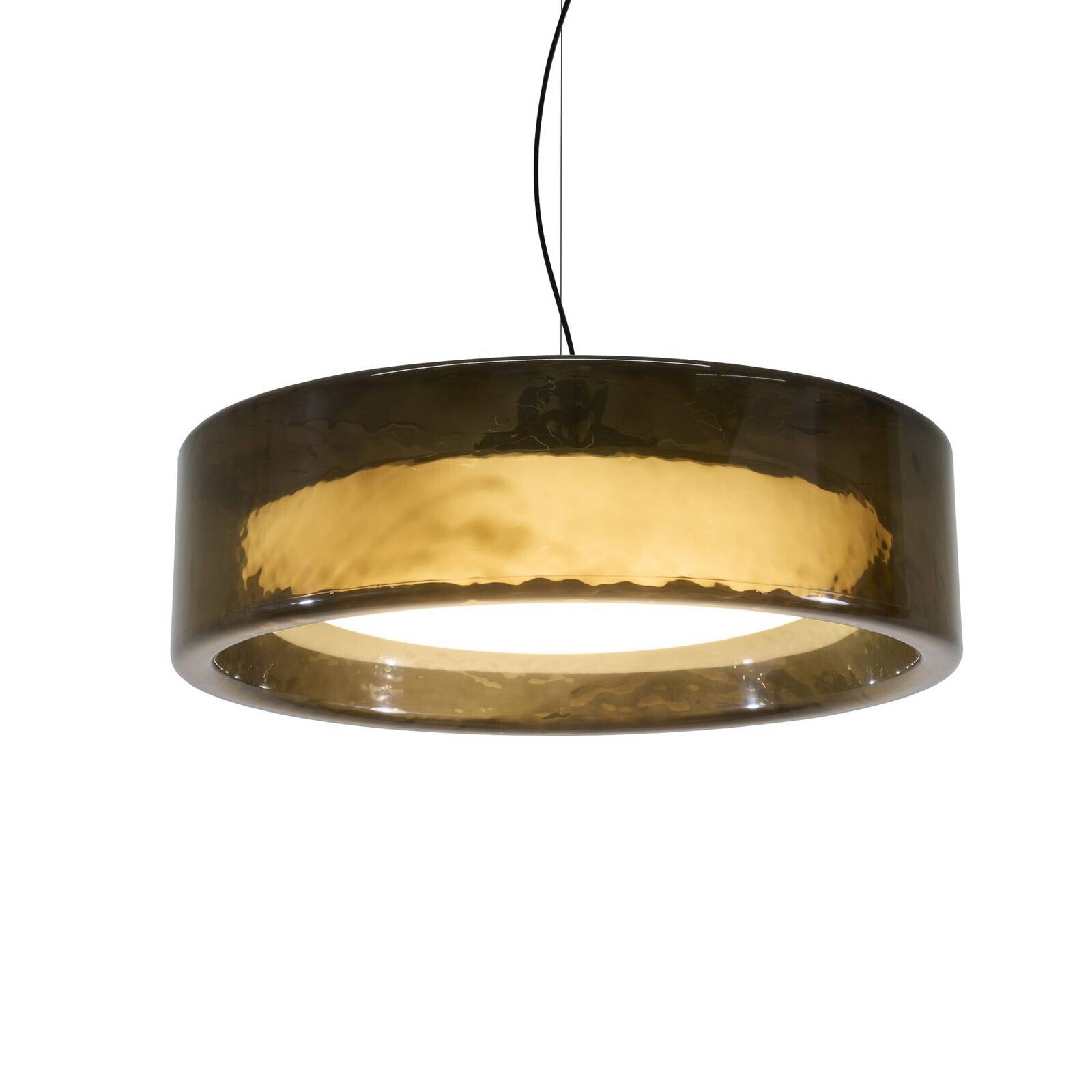 MARSET LED závesné svietidlo Ringo, Ø 90 cm, tmavošedá