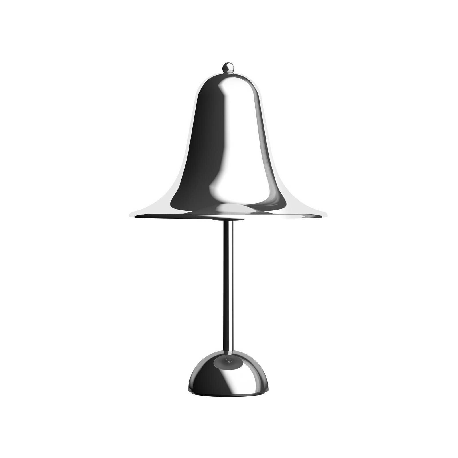 VERPAN stolová lampa Pantop, chróm, výška 23 cm, kov, E14