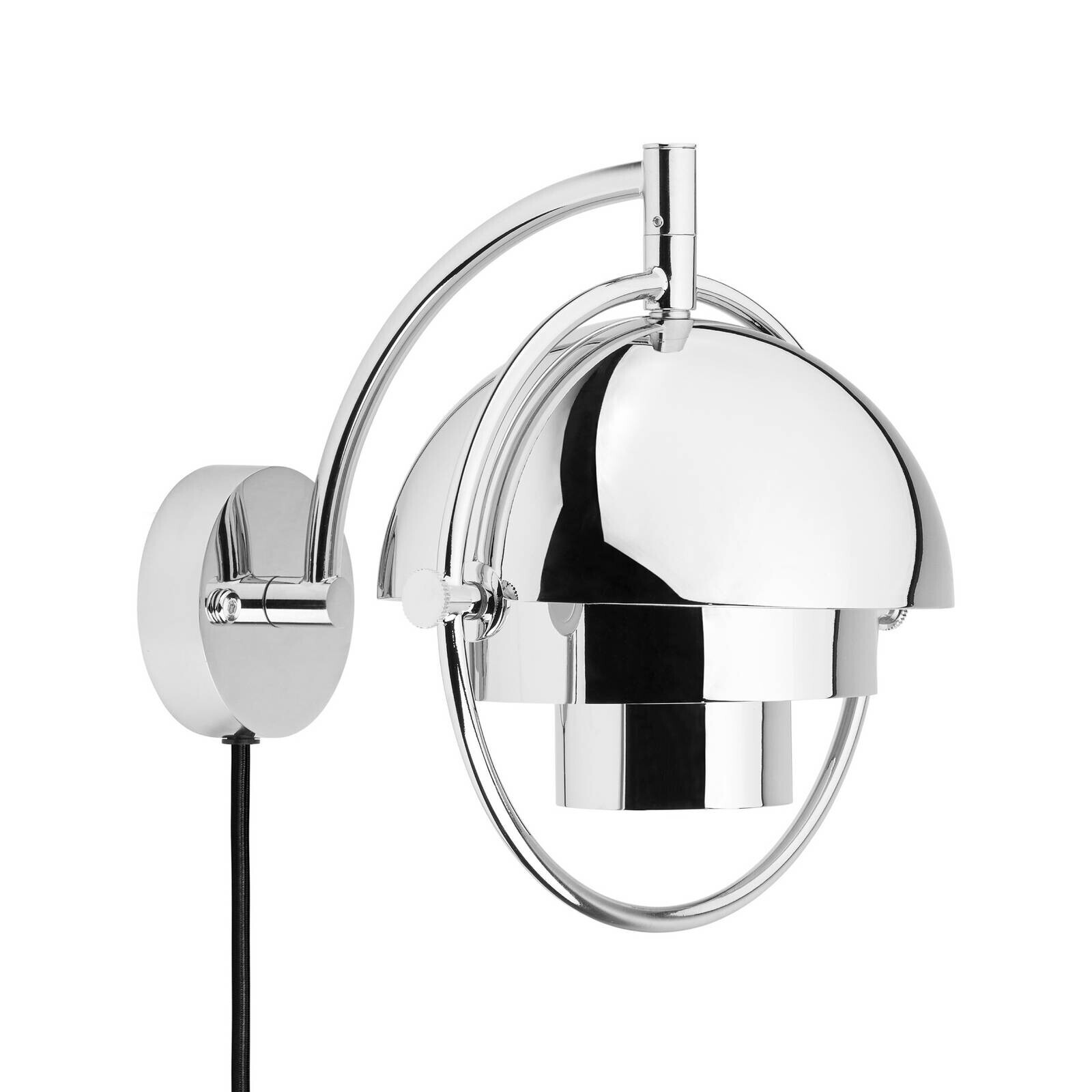 Gubi nástenné svetlo Multi-Lite, chróm, kov, G9